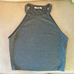 Zara grey crop top, size M
